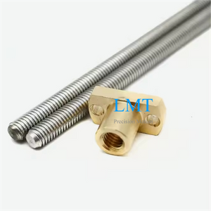 5.56x1.22 Diameter 5.56mm Lead 1.22mm ACME Screw with Flange Nut