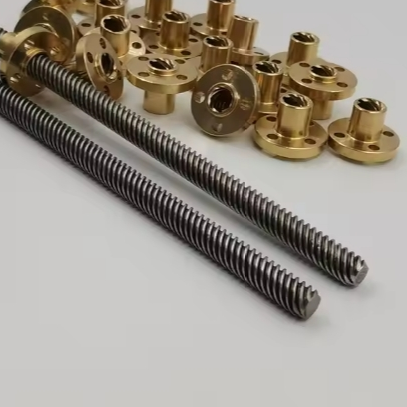 Tr8x24 Diameter 8mm Lead 24mm Lead Screw with Round Flange Nut
