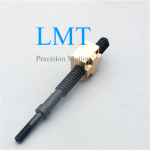 T10 Tr10x2 Lead Screw 2mm Pitch Single Start with Copper Alloy Nut ROHS Compliant