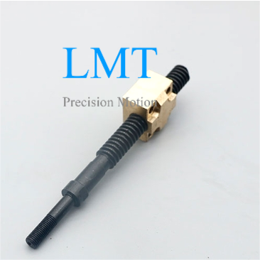 T10 Tr10x2 Lead Screw 2mm Pitch Single Start with Copper Alloy Nut ROHS Compliant