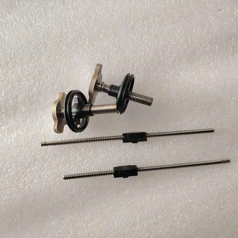 Diameter 3.5mm Lead 2.4384mm Tr3.5x2.4384 Lead Screw Pitch 1.2192mm 2 Thread Starts with POM Nut