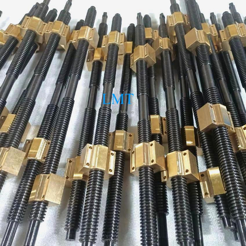 Tr14x3 Bidirectional Screw 3mm Pitch Single Thread Start T14 Twin Lead Screw with Nut