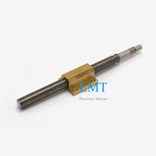 9.525×1.5875 Rolled ACME Thread Lead Screw Rod with Nut