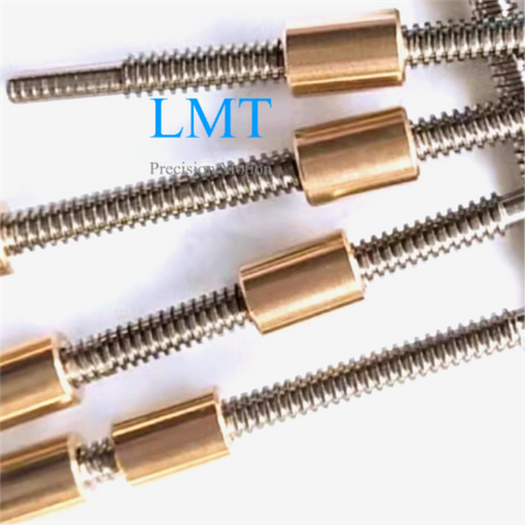 Tr10x2 Bidirectional Screw 2mm Pitch Single-threaded Start T10 Twin Lead Screw with Nut