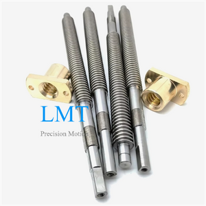 Tr14x3 Rolled Lead Screw 3mm Pitch Single Start T14 with Flange Nut ROHS Compliant