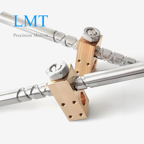 25x25 Diameter 25mm Pitch 25mm Stainless Steel Self Reversing Screw with Brass Nut