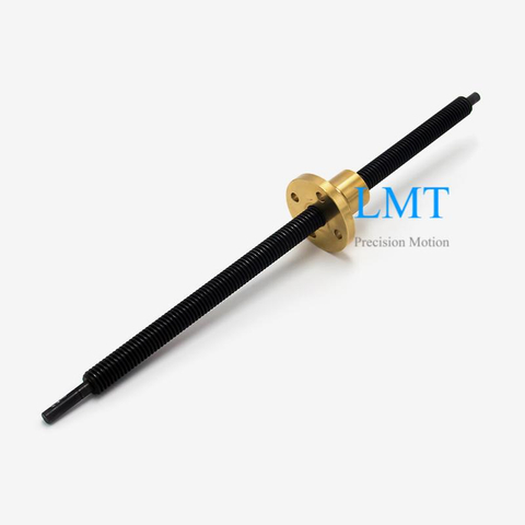 Tr8x1 Cold Rolled Lead Screw Rod with Flange Nut
