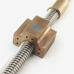 Diameter 25mm Lead 25mm Tr25x25 T25x25 High Speed Lead Screw And Copper Nut