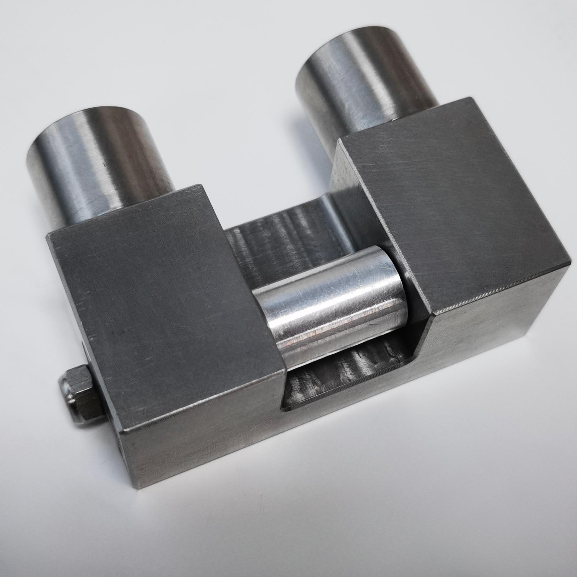 25mm Linear Guide Nickel & Copper Free Stainless Steel Pneumatic NC Clamp Braking 
