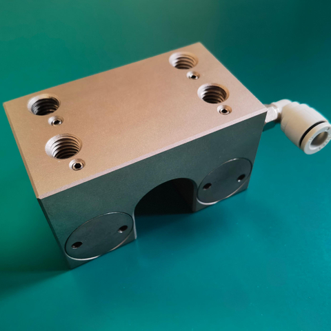 Air Actuated Control Normally Open Locking Clamp Braking For OD 25mm Circular Guide Round Linear Shaft