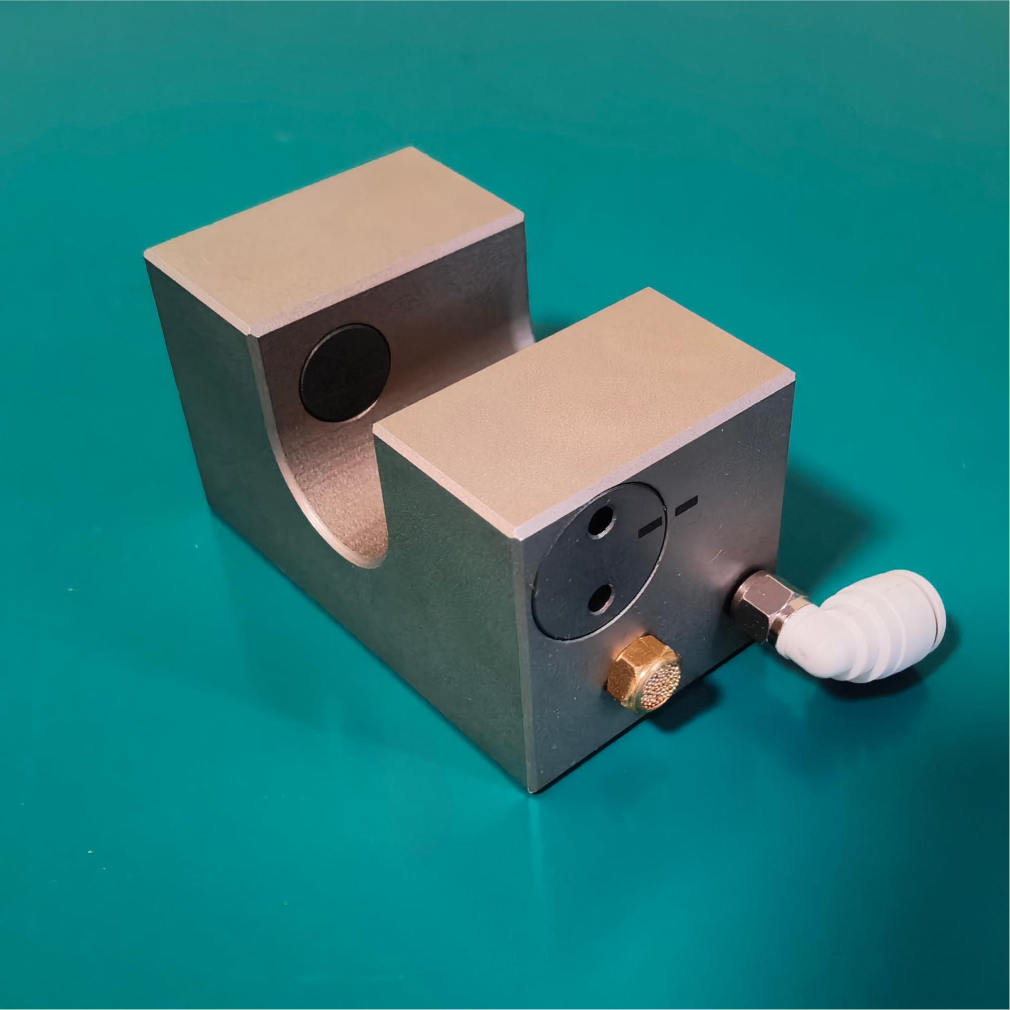 1000N Holding Force Air Operated Secure Locking Clamp Braking Element for Φ20mm Round Shaft Circular Guide 