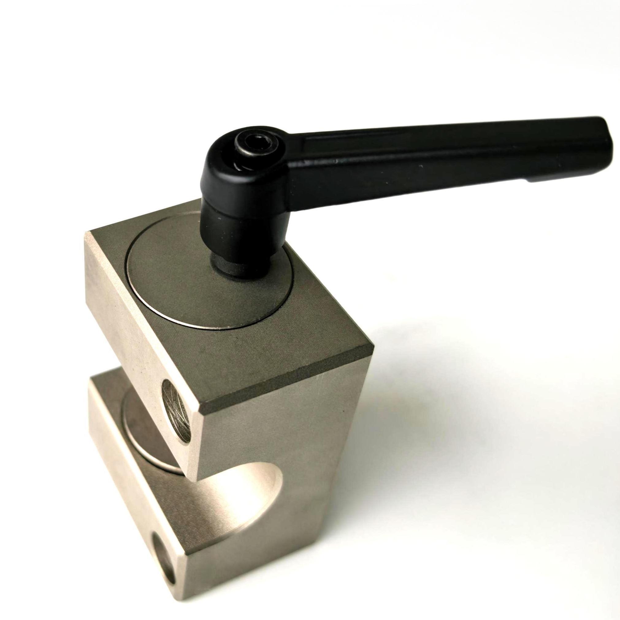 Drop-in Replacement for HKR2000A Manual Clamping Element for Φ20mm Round Shaft Cylindrical Guide