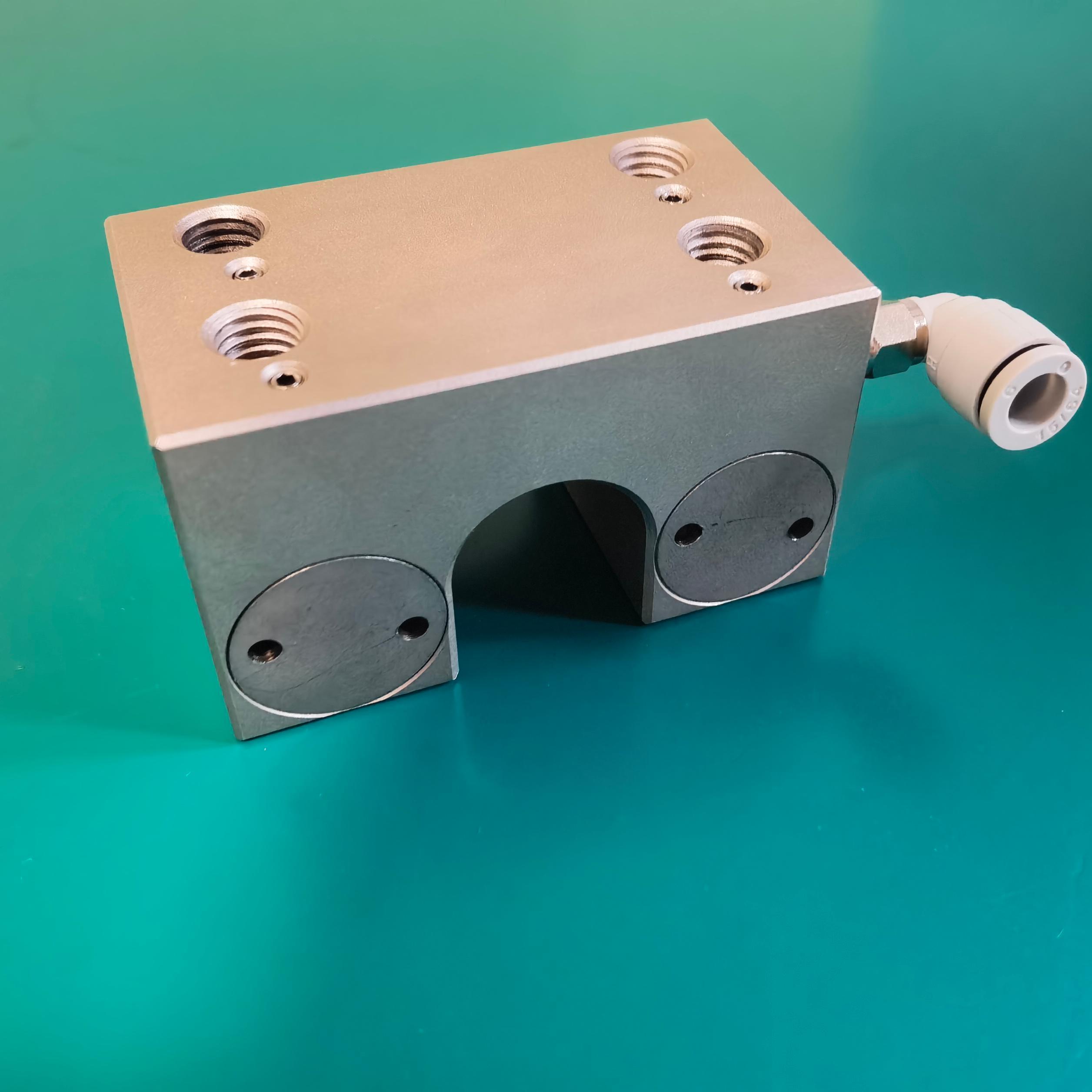 Air Operated Normally Open Locking Clamp Positioning Anti Vibration Stopper For 25mm Circular Guide Round Shaft