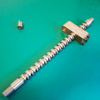 Diameter 15mm Pitch 10mm SS316L Self-reversing Level Winding Screw with Bronze Nut Duplex 2507 Pawl
