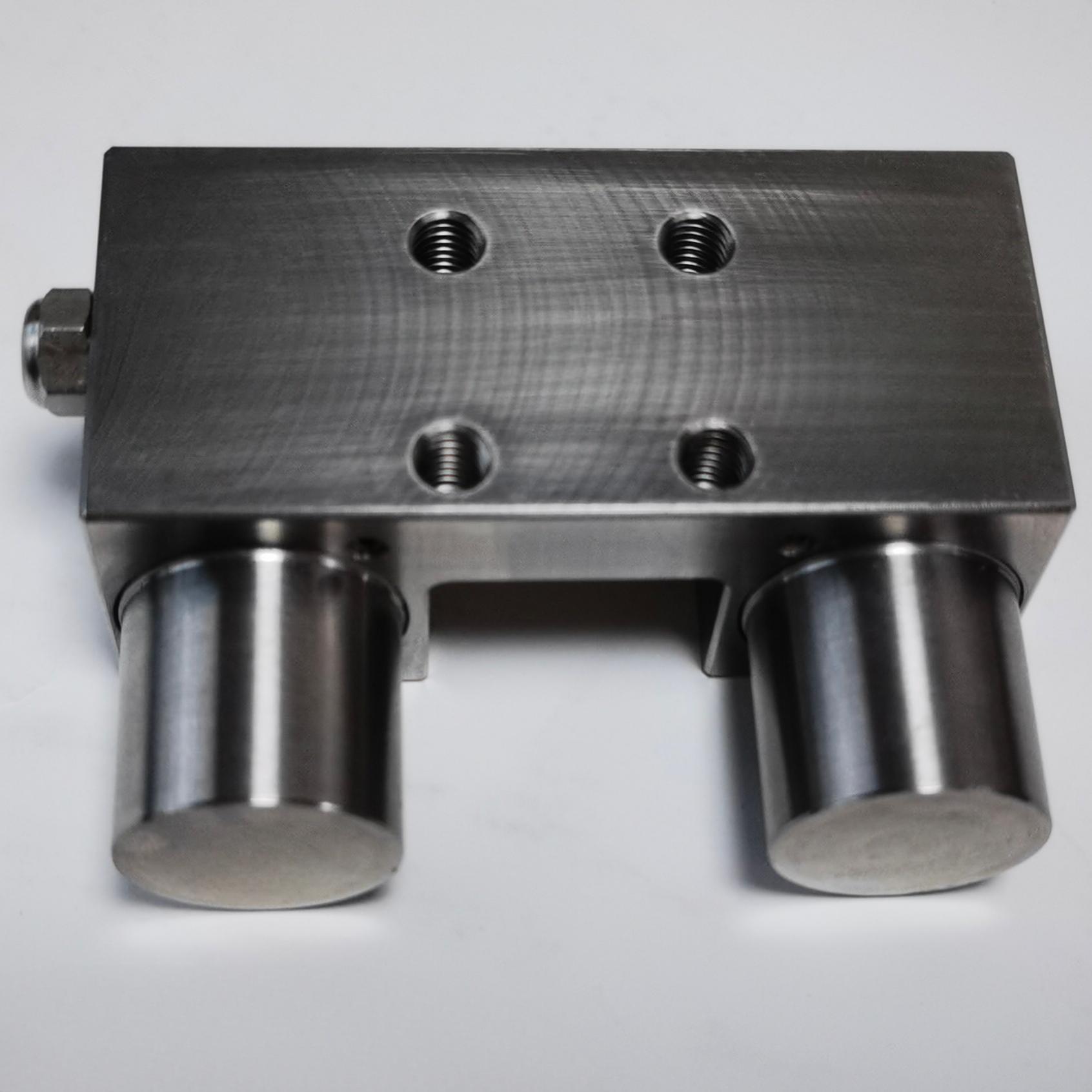 25mm Linear Guide Nickel & Copper Free Stainless Steel Pneumatic NC Clamp Braking 