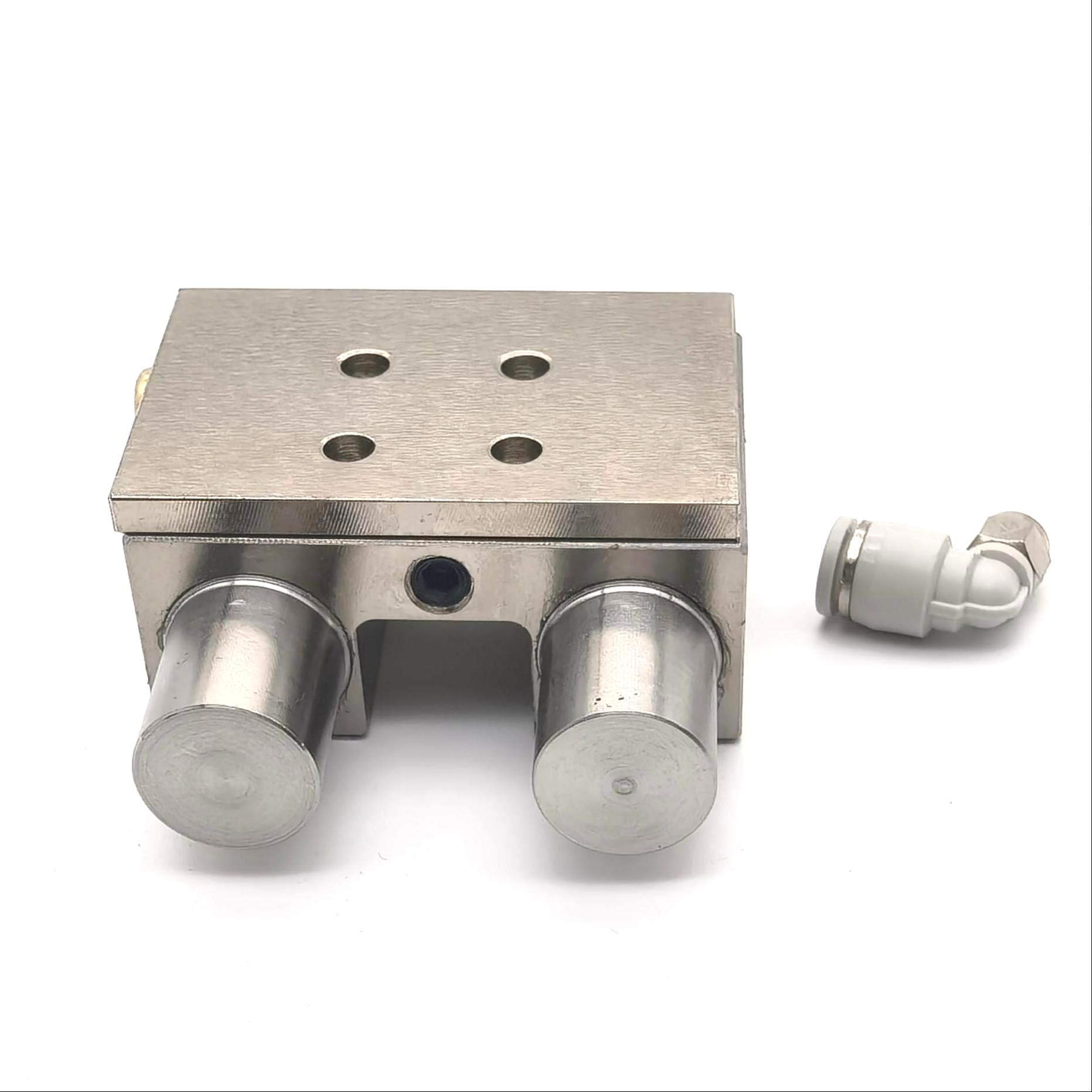 Holding Force 400N Plus Connection 1050N Pneumatic Normally Closed Clamp for 15mm Linear Rail