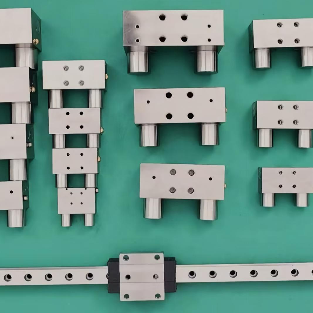 Air Operated NC Normally Close Guide Clamp Brake Compatible With 55mm Size HIWIN THK PMI Linear Rail