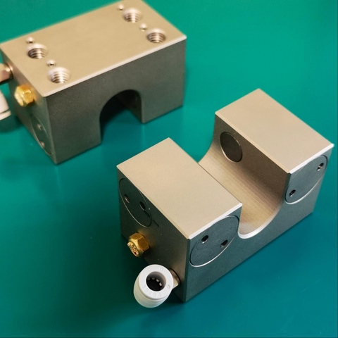 40mm Linear Round Shaft Pneumatic Brake Locking Gripper Normally Open Type Air Supply Clamp