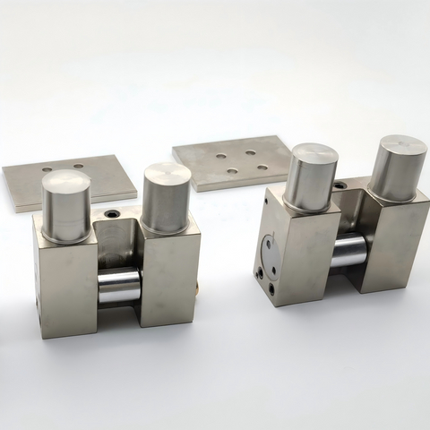 Alternative Zimmer MKS Series Pneumatic Normally Close Clamp for THK HSR15 Linear Guide 