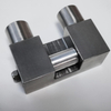 Non-Copper Non-Nickel Stainless Steel Pneumatic Normally Closed Clamp for 25mm Linear Guide 
