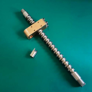 Diameter 15mm Pitch 10mm SS316L Self-reversing Level Winding Screw with Bronze Nut Duplex 2507 Pawl