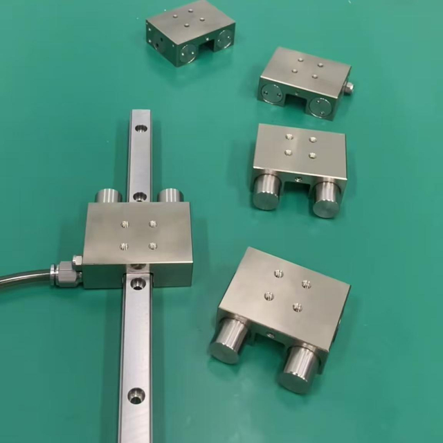 Emergency Fail Safe Pneumatic Normally Closed Clamp Brake Locking Unit For 15mm Linear Rail